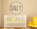 Personalized Arrow wall decal